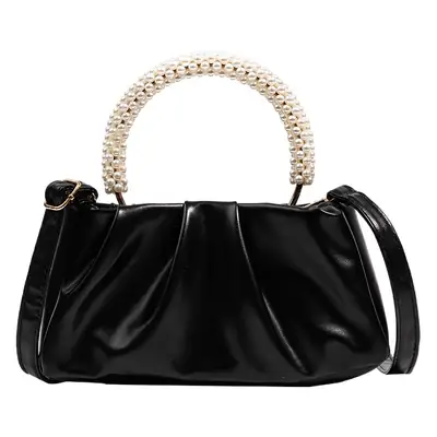 Blue Pearl Handle Women's Shoulder Bag 2022