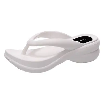 Slippers Summer Rome Outdoor Slippers Women's Soft Bottom Bathroom Trendy Flip-Flops Shit Feeling Home Beach Slippers