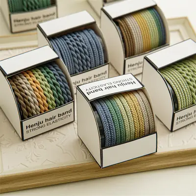 Summer High-Elastic Rubber Bands for Women Hair Ties Braids