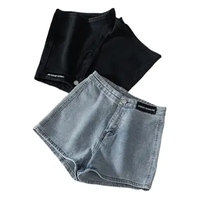Women Denim Shorts High Waist Slimming Summer Wear