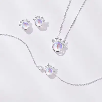 Cute Deer Necklace for Women Collarbone Chain
