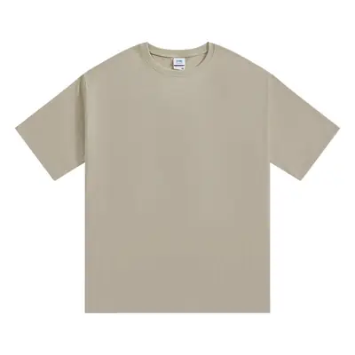 Men's Plain Cotton T-Shirt Beige 270g