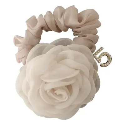 Korean Camellia Hair Band with Ring & Rose Decor