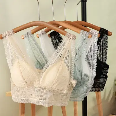 French Style Wireless Silk Camisole for Women