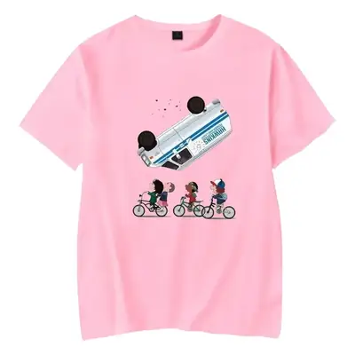 Pink Hellfire Club T-Shirt Set for Women