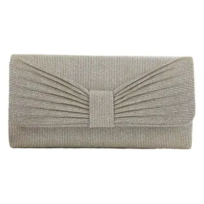Women's Lock-Clutch Shoulder Bag with Lipstick Storage