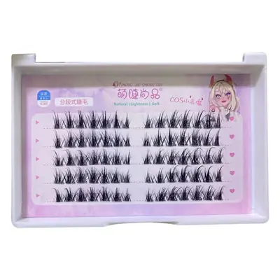 Fairy Transparent Stem K8 False Eyelashes for Outer Corner