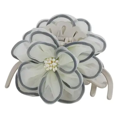 Camellia Pearl Hairpin Women Summer Clip Back