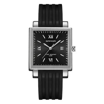 Sanda Quartz Watch Square Gold White Women's Fashion Watch