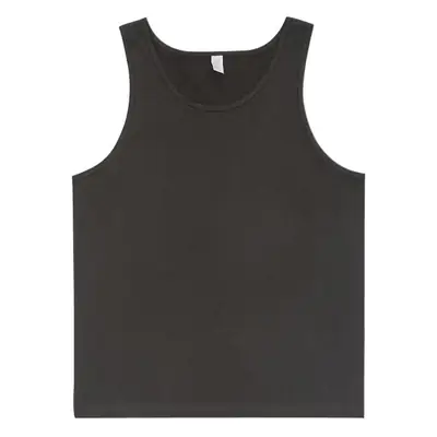 Japanese Men's Black Sleeveless Vest 230g Cotton
