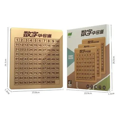 Magnetic 3x4x5x6x7x8 Children's Multiplication Table Toy
