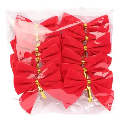 Golden Glitter Christmas Bow for Tree & Home Decor