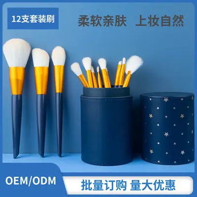 Jupiter Grape 12 Makeup Brush Set Full Set Cangzhou Powder Brush Eye Shadow Brush