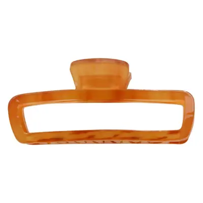 Retro Hollow Hair Clips Large Square Acetate Decor