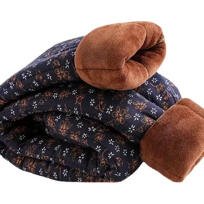 Wholesale Cotton Warm Winter Pants Large Velvet Padded