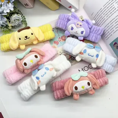 Cute Plush Headband with Bow for Girls