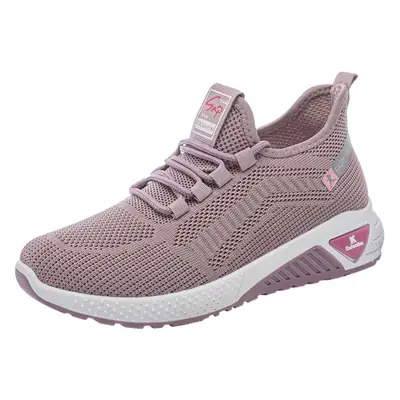 Women's Pink Mesh Running Shoes 2024