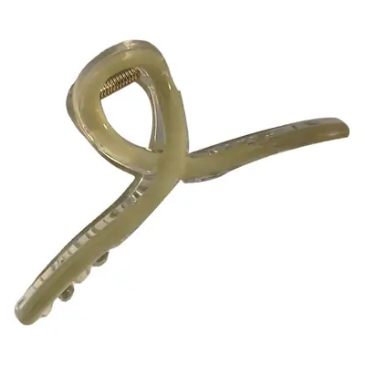 New Large Geometric Cross Oil Drip Hair Clip Women