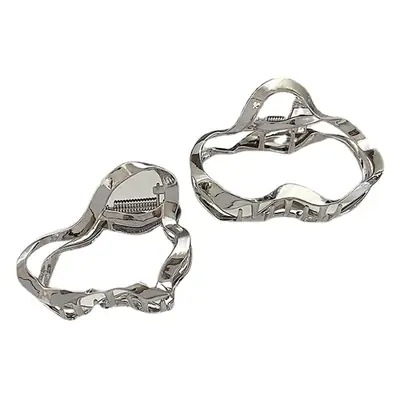 Geometric Irregular Metal Hairpin Women's Medium Size