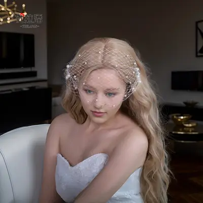 European & American New Sexy Mesh Headdress with Hair Comb