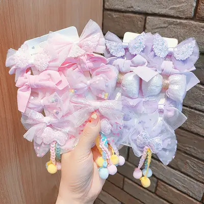 2024 New Children's Bow Hairpin Princess Hairpin