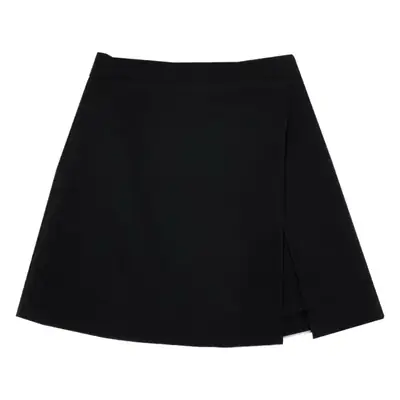 Women's Black Hip Character Slimming Shorts 24 Summer