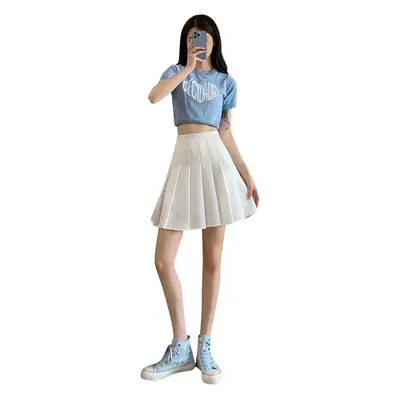 Elastic Pleated Skirt Women's Half Skirt Summer Wear 2026