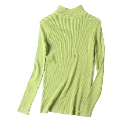 Women's Slim Fit Warm Knitted Sweater Blue