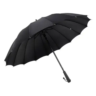 16-strand Rainproof Umbrella Blue 110cm Large
