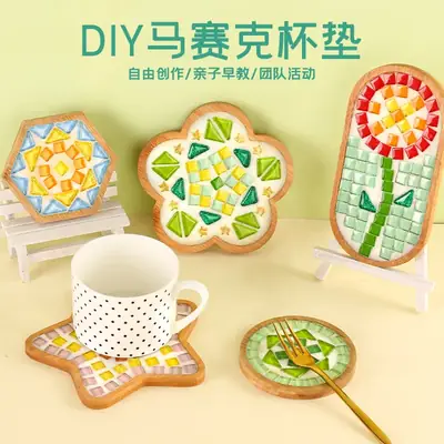 DIY Mosaic Coffee Coaster for Kids & Adults