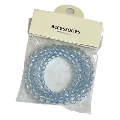 Summer Transparent Hair Rings for Girls