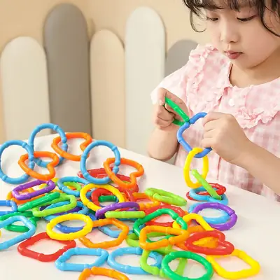Kindergarten Chain Puzzle Toy for Kids Hand & Eye Training