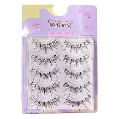 False Eyelashes Air Sense Sunflower Fairy Transparent Fine Stem