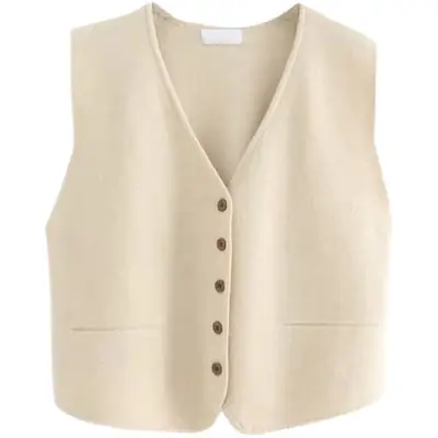 Japanese Style Knitted Vest for Women 2025 New Autumn