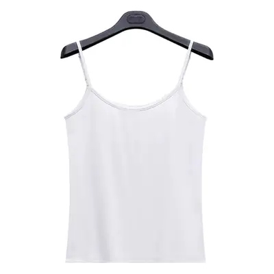 Women Camisole Sleeveless Black Large Modal Light Proof