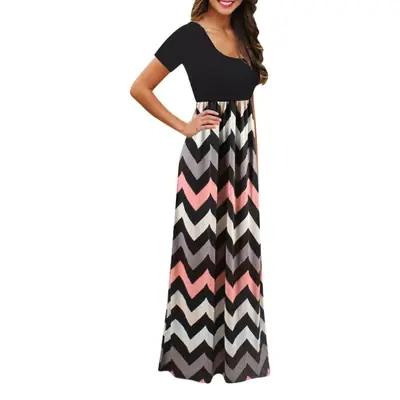 Black Floral Print Long Sleeve Dress for Women