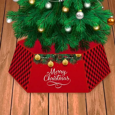 Christmas Tree Apron with Merry Christmas Design