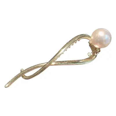 Pearl Head Clip for Women's Summer Hairpin