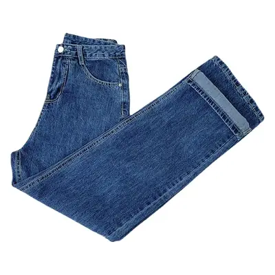 Vintage Light Blue Wide Leg Jeans for Women