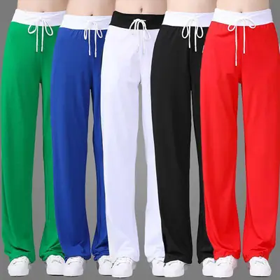 Women's Loose Casual Wide Leg Pants Jumping Sports Pajama