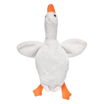 Cute Plush Goose Crossbody Bag Yellow White
