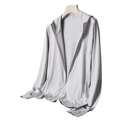 Men's Ice Silk Sun Protection Hooded Shirt