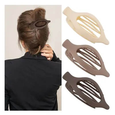 Oval Duckbill Hair Clips Large Grabber Set