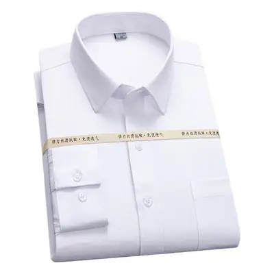 Men's Black Slim Fit Business Shirt with Pocket