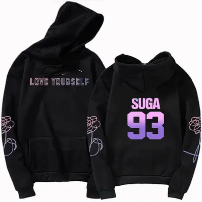 Pink Hoodie Set for Boys - V, Jimin, 95, J-Hope