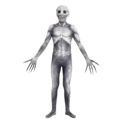 Halloween Skeleton Jump Suit Cosplay Party Costume