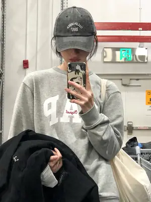 Women Retro Wash Cap Baseball Face Peak Summer Sun Proof