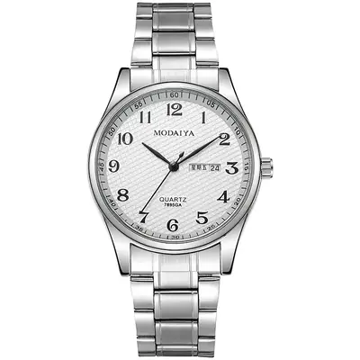 Couple Digital Watch Steel Band Quartz All Match