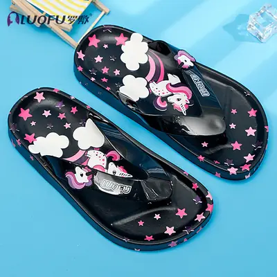 [Super Value Special Offer] Children's Lightweight Slippers, Big Kids' Outdoor Flip-Flops, Summer Style, Cute Cartoon Non-Slip Outdoor Wear