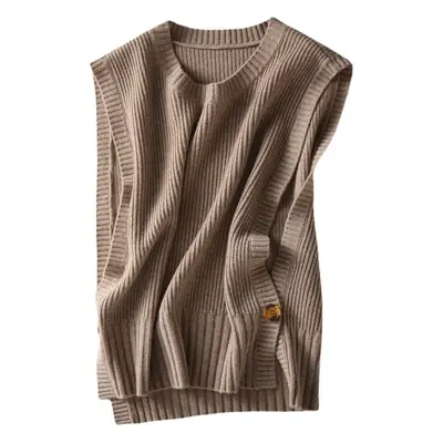 Maoning's New Autumn Japanese Style Round Neck Knitted Vest